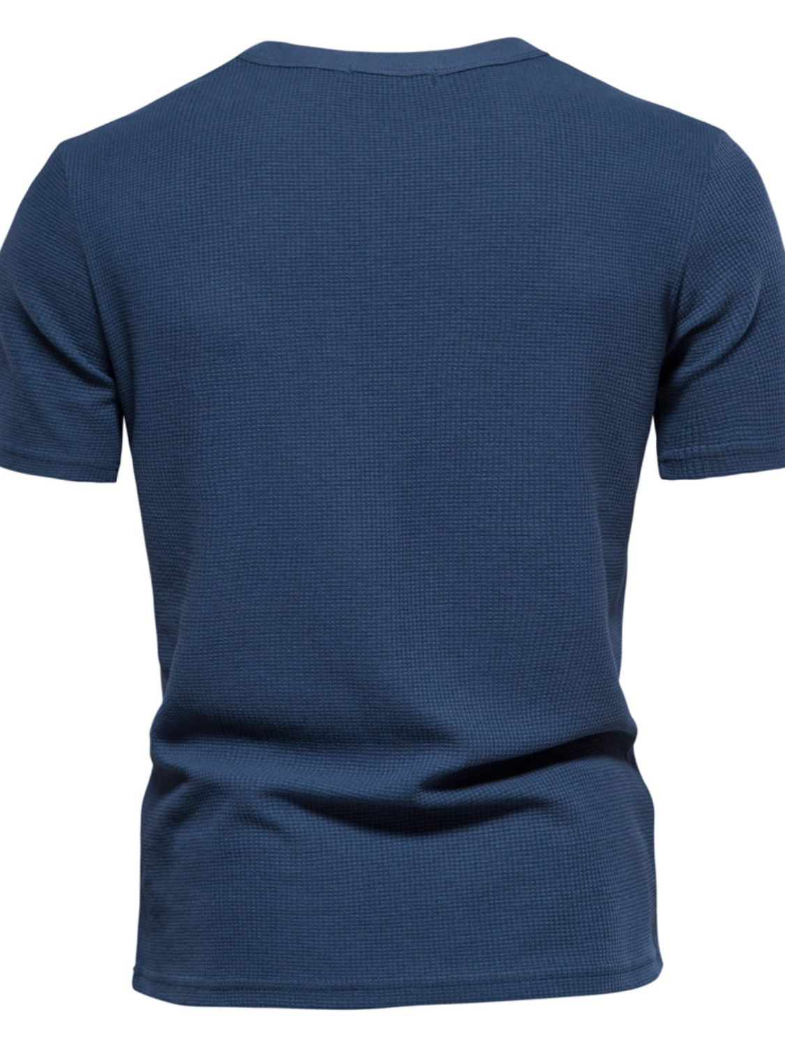 Men's Waffle - Knit Short Sleeve T-Shirt - Ramm Clothing Ink