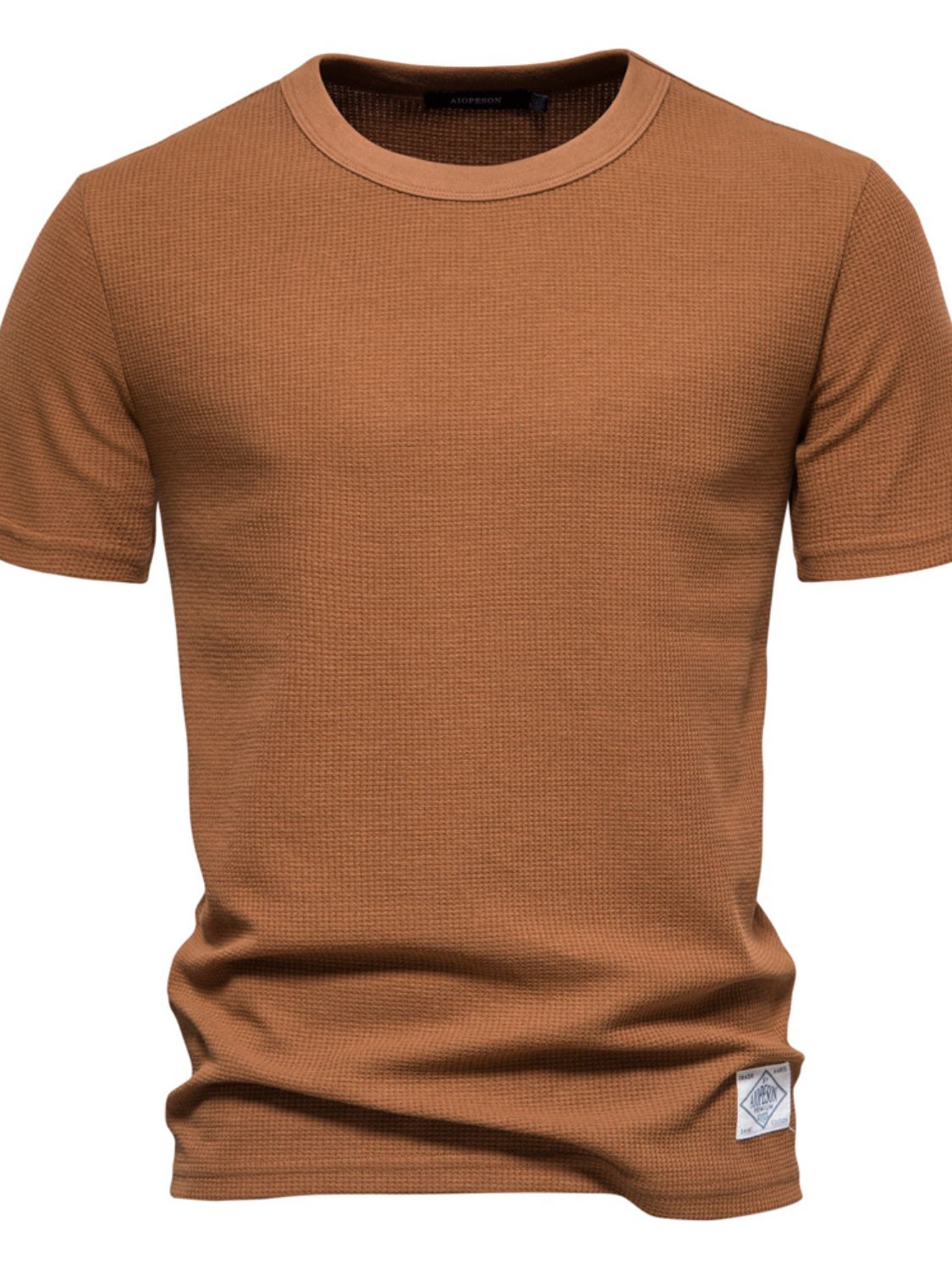 Men's Waffle - Knit Short Sleeve T-Shirt - Ramm Clothing Ink