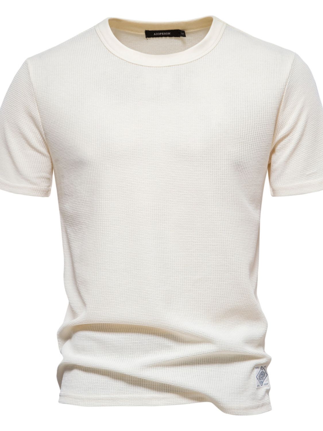 Men's Waffle - Knit Short Sleeve T-Shirt - Ramm Clothing Ink