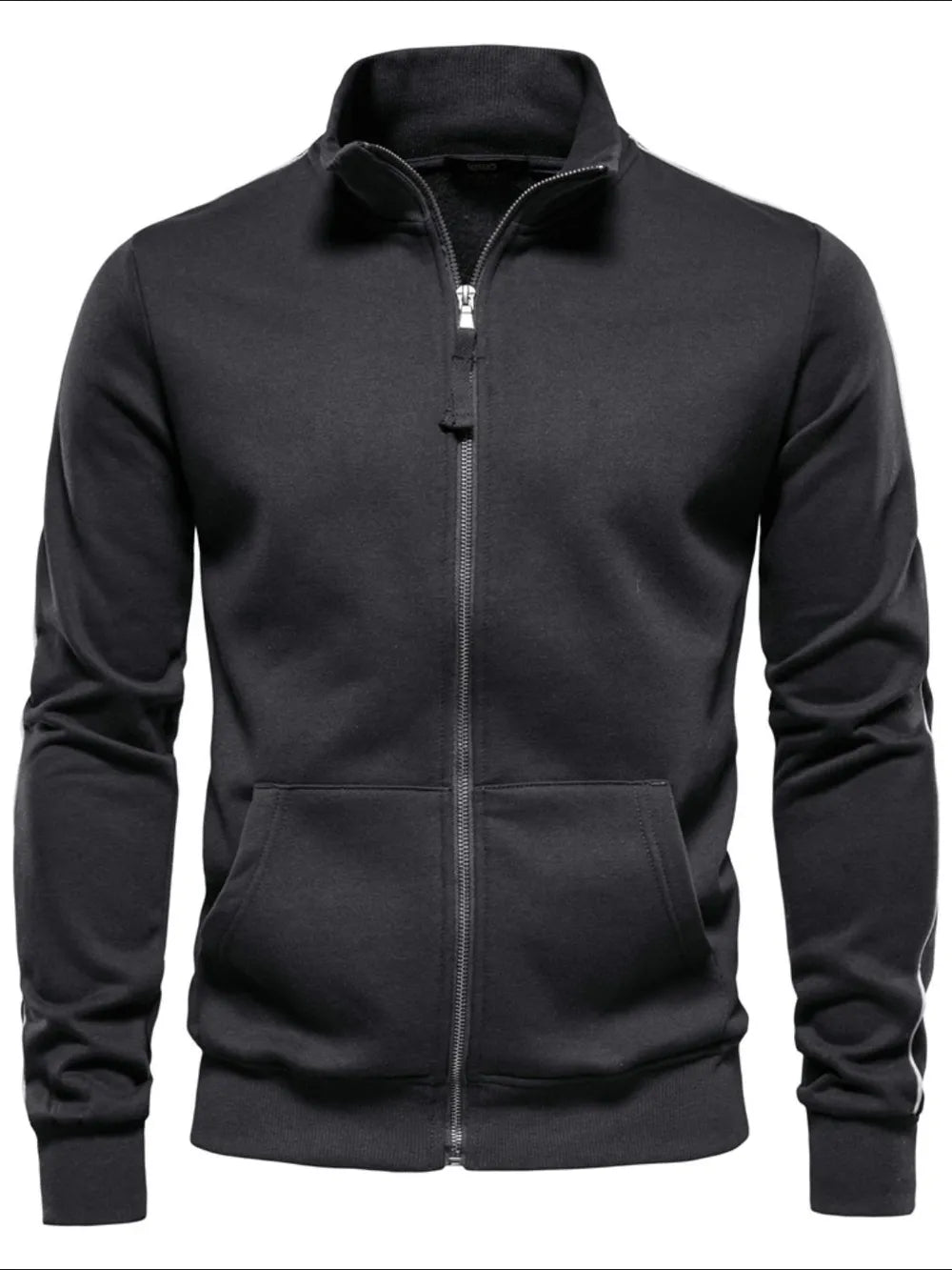 Men's Zip Up Long Sleeve Sweatshirt - Ramm Clothing Ink
