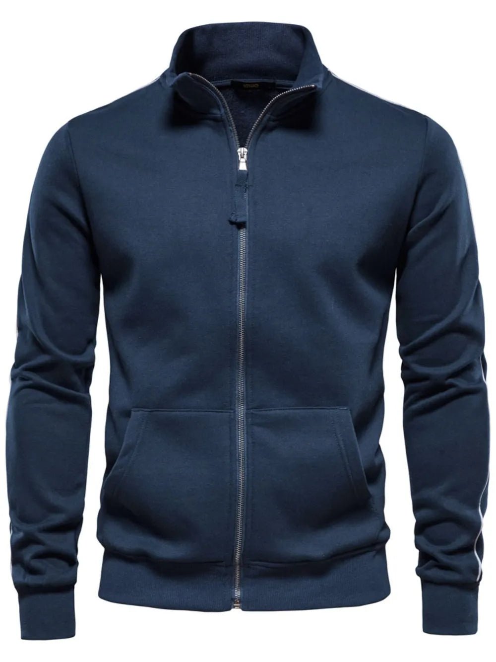 Men's Zip Up Long Sleeve Sweatshirt - Ramm Clothing Ink