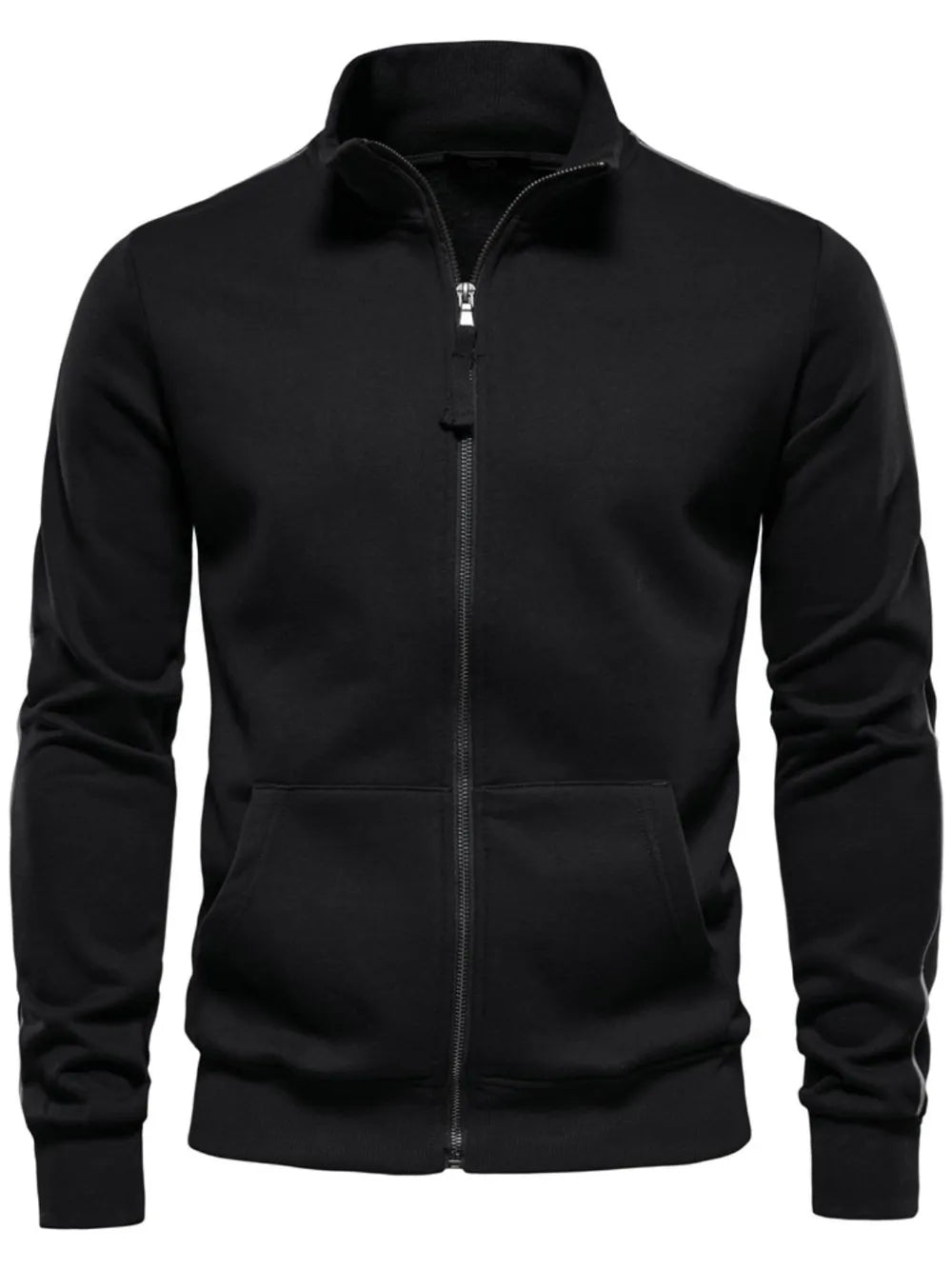 Men's Zip Up Long Sleeve Sweatshirt - Ramm Clothing Ink