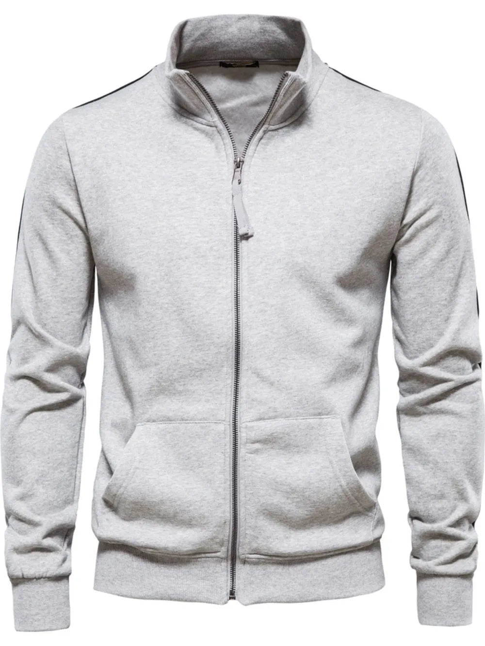 Men's Zip Up Long Sleeve Sweatshirt - Ramm Clothing Ink