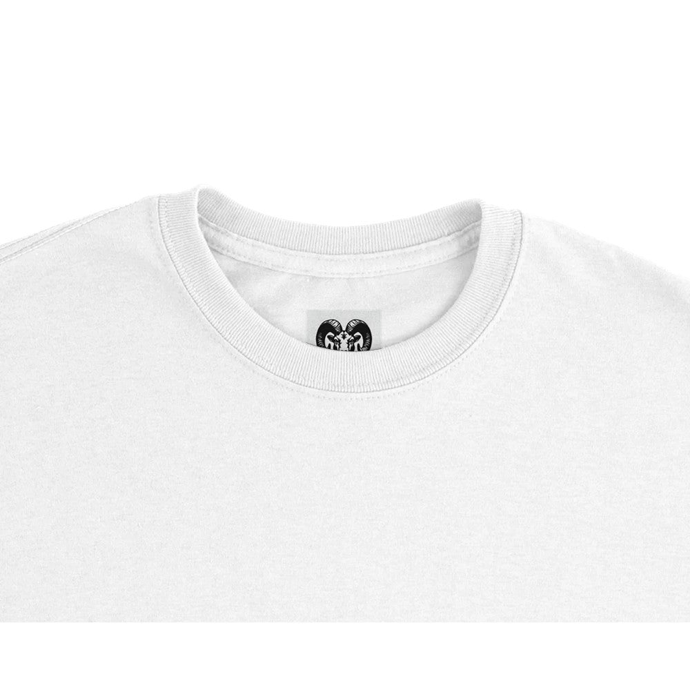 Ramm Original T-Shirt - Ancient Ram with Beautiful Roses Design - Ramm Clothing Ink