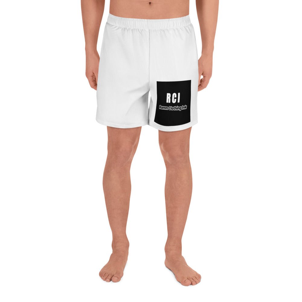 RCI white athletic shorts - Ramm Clothing Ink