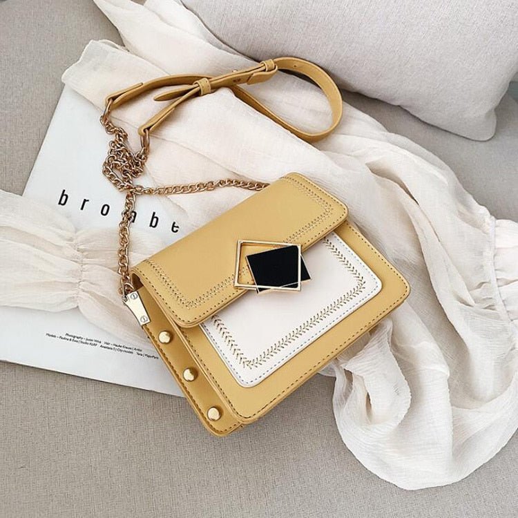 Shoulder Cross Chain Strap Handbag - Ramm Clothing Ink