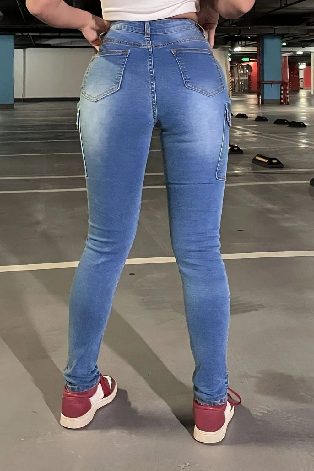 Skinny Jeans with Pockets - Ramm Clothing Ink