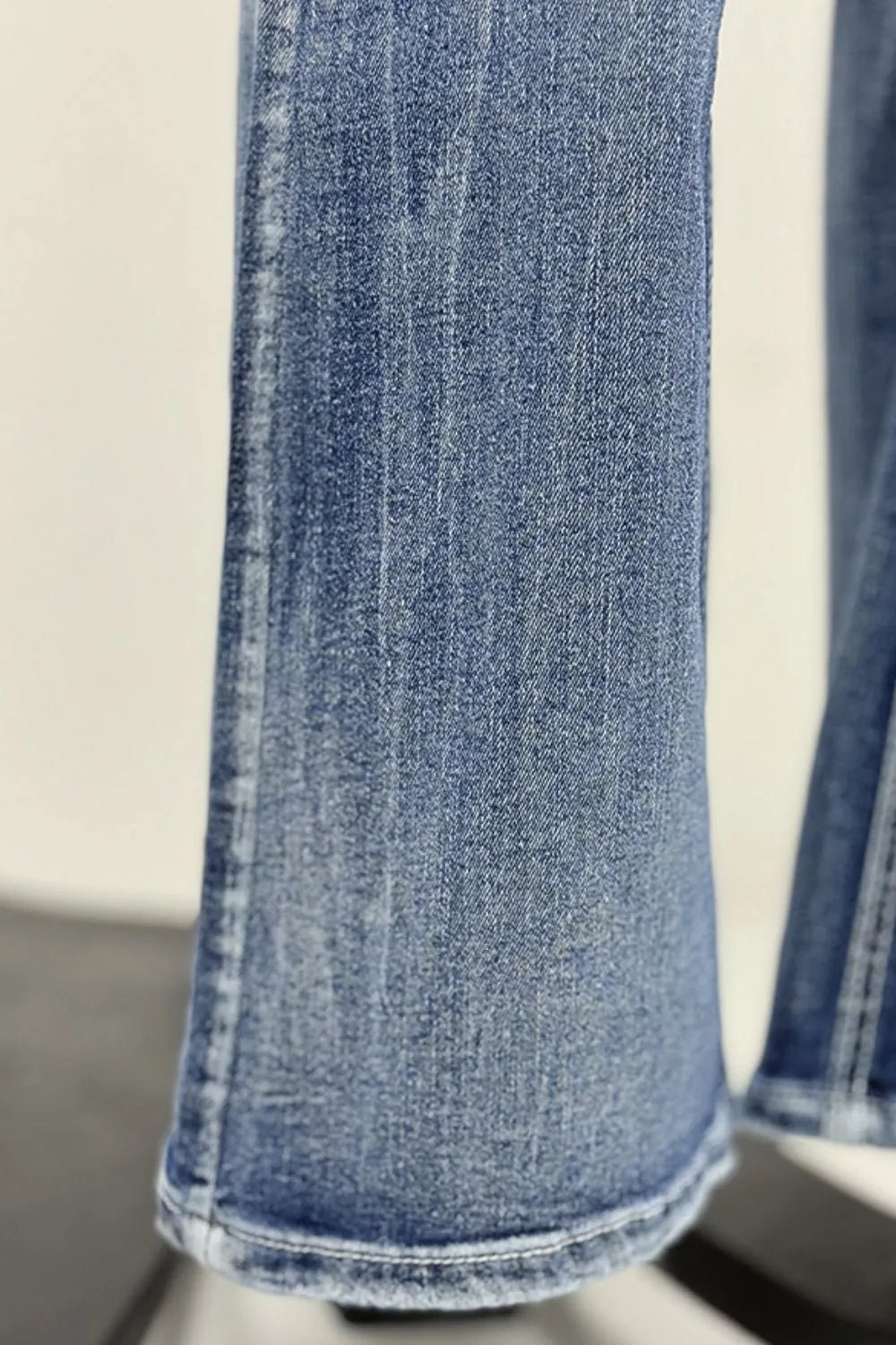 Star Embroidered Bootcut Jeans - Ramm Clothing Ink