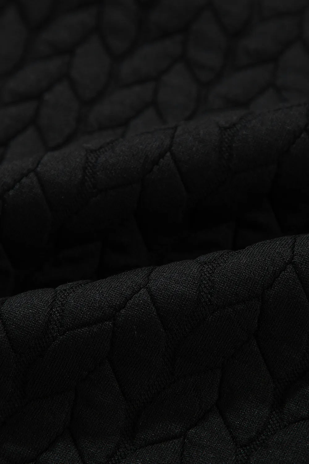 Texture Round Neck Long Sleeve Sweatshirt - Ramm Clothing Ink