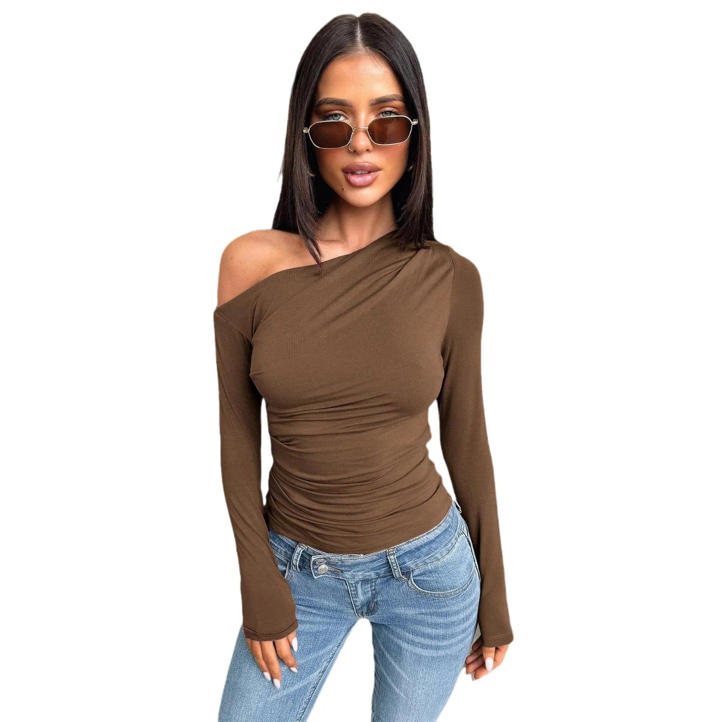 Women's One Shoulder Top - Ramm Clothing Ink