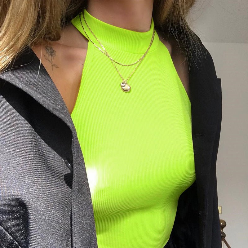 Women's slim fit vest top - Ramm Clothing Ink