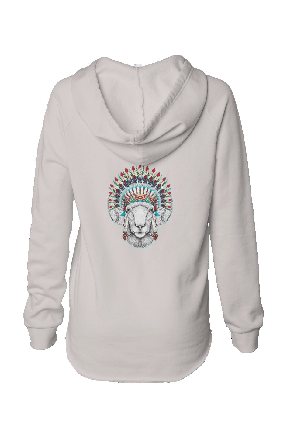 Women’s tribal Ram RCI Light Hoodie - Ramm Clothing Ink