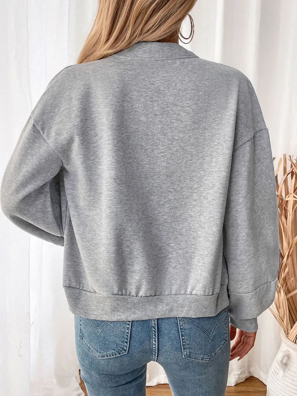 Zip Up Long Sleeve Sweatshirt - Ramm Clothing Ink
