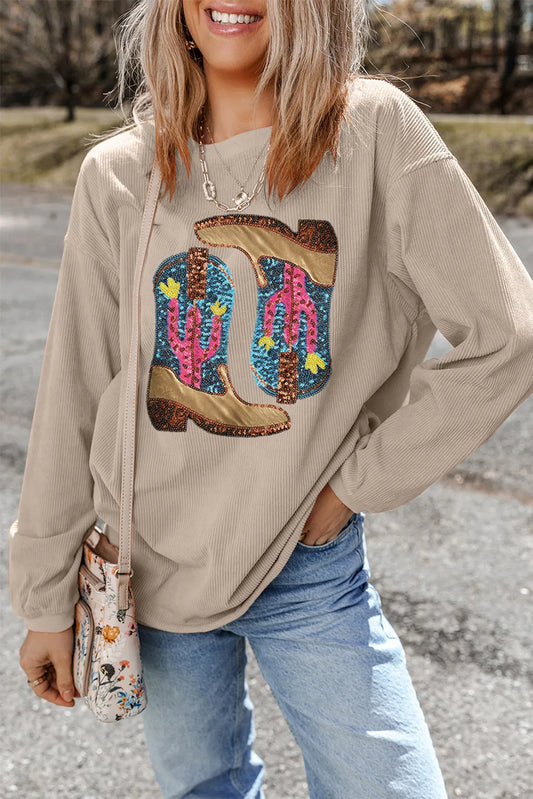 Graphic Long Sleeve Sweatshirt