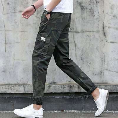 Camouflage tooling multi - pocket pants - Ramm Clothing Ink