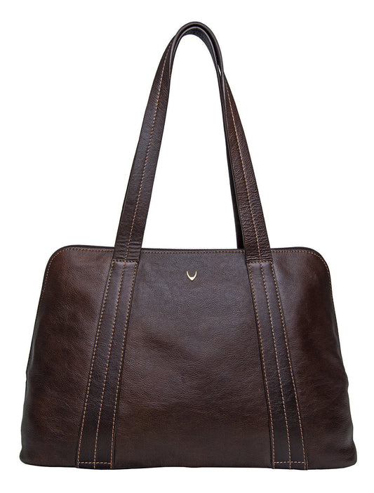 Cerys Leather Multi - Compartment Tote - Ramm Clothing Ink