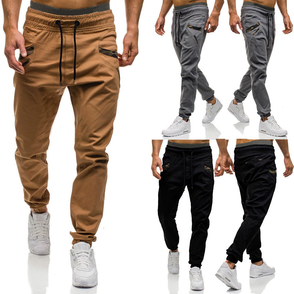 Fashion Men Gyms Pure color Joggers - Ramm Clothing Ink
