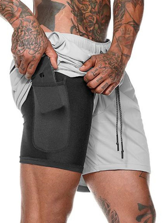 Men's Drawstring Active Shorts - Ramm Clothing Ink