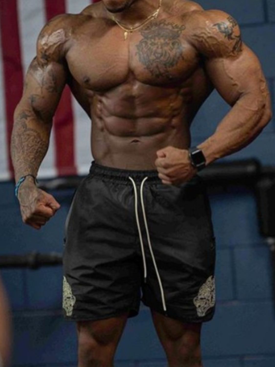 Men's Drawstring Waist Shorts - Ramm Clothing Ink