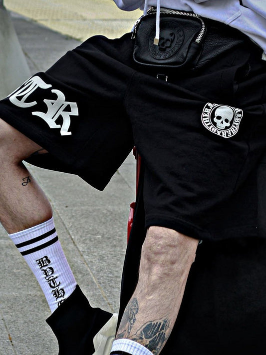 Men's Elastic Waist Shorts - Ramm Clothing Ink