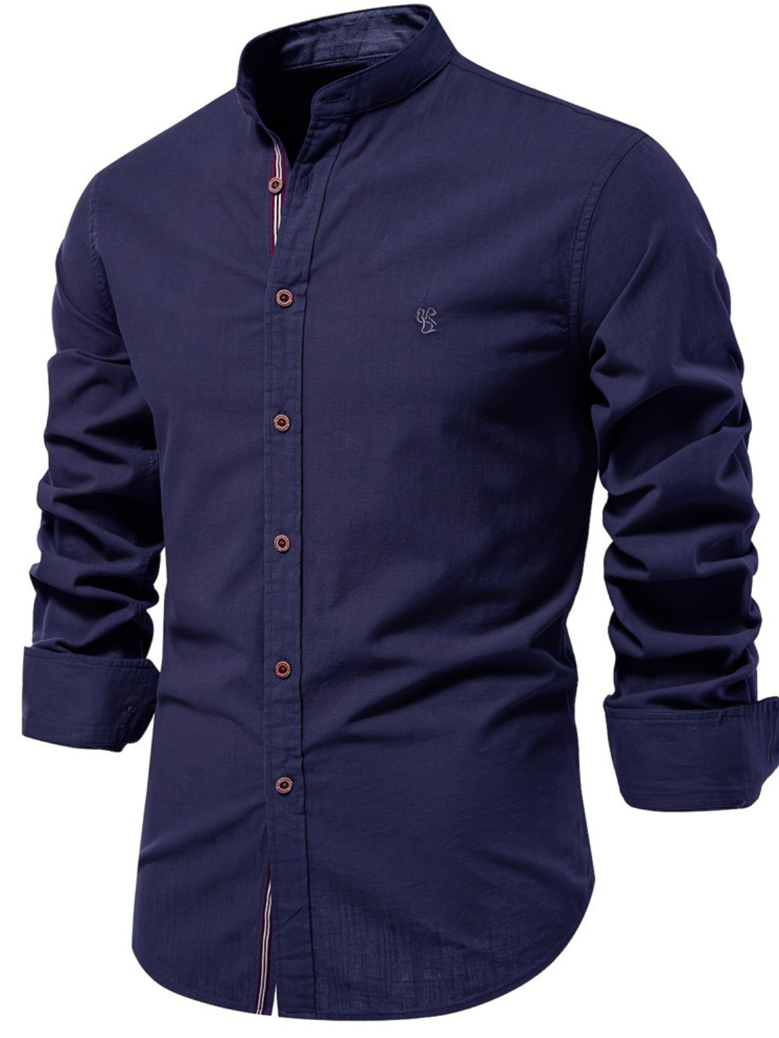Men's Full Size Button Down Embroidered Shirt Plus Size - Ramm Clothing Ink