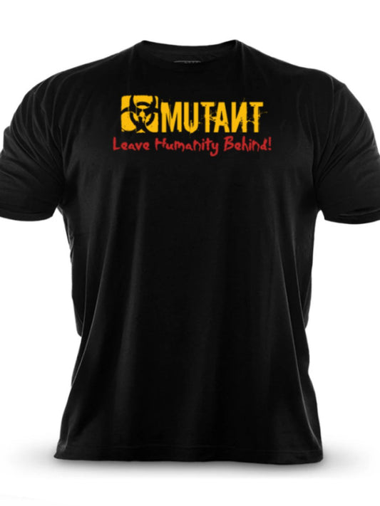 Men's Letter Graphic Round Neck Short Sleeve T-Shirt - Ramm Clothing Ink