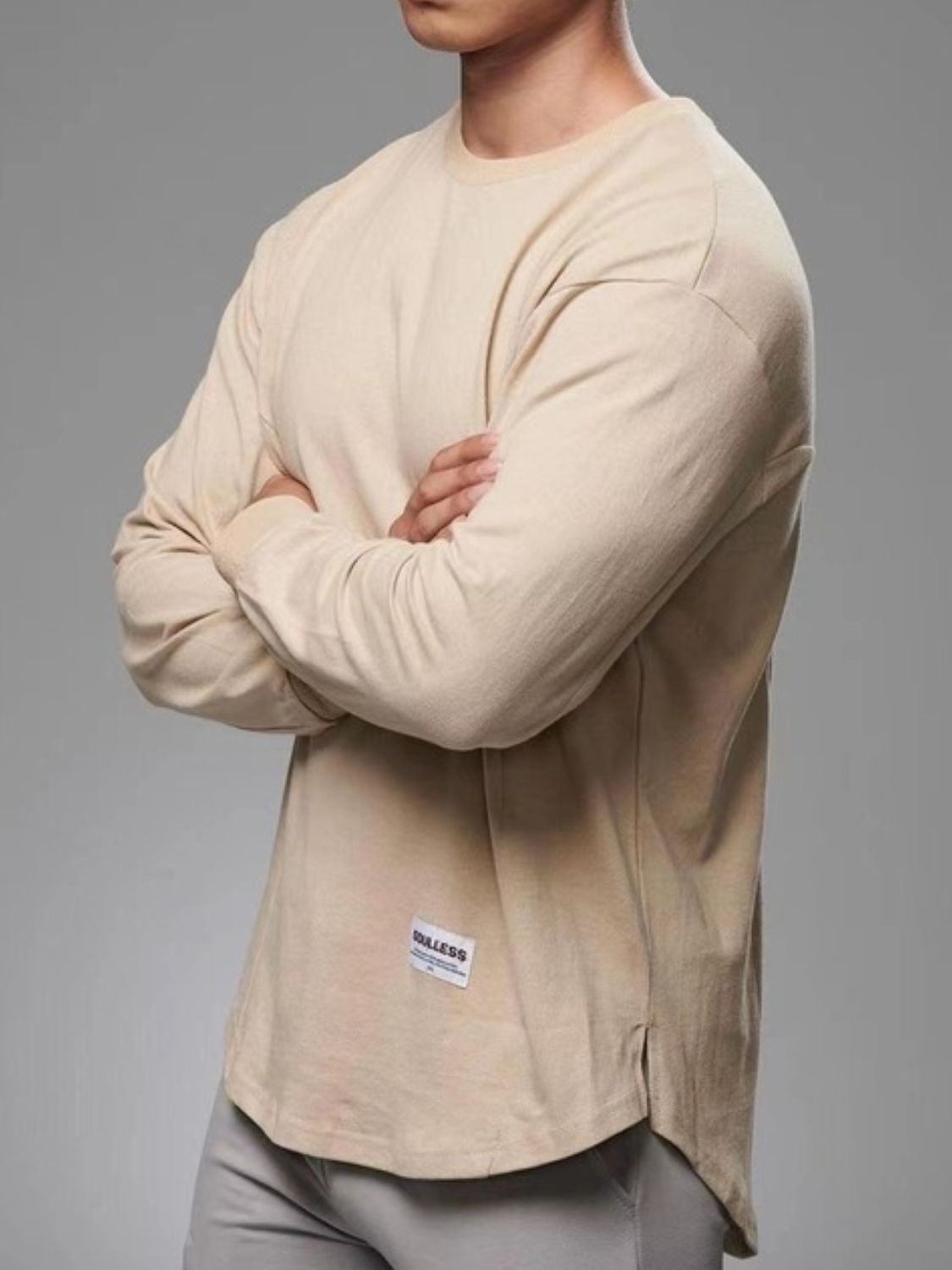 Men's Plus Size Round Neck Drop Shoulder T-Shirt - Ramm Clothing Ink