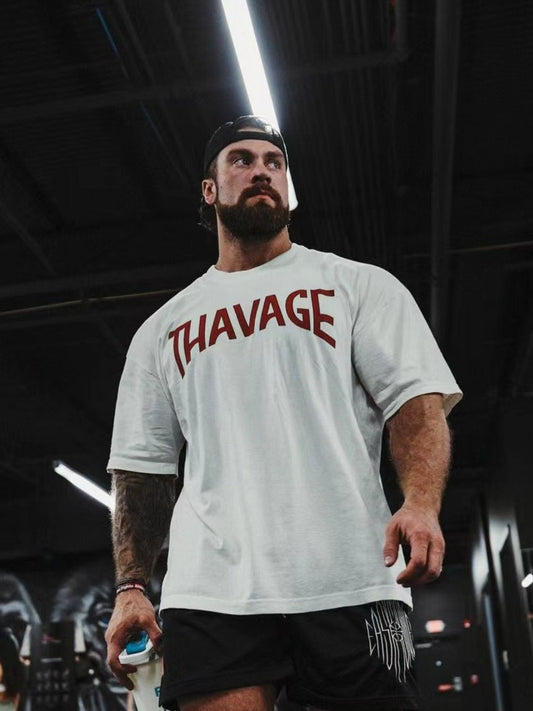 Men's Plus Size Round Neck Half Sleeve T-Shirt - Ramm Clothing Ink