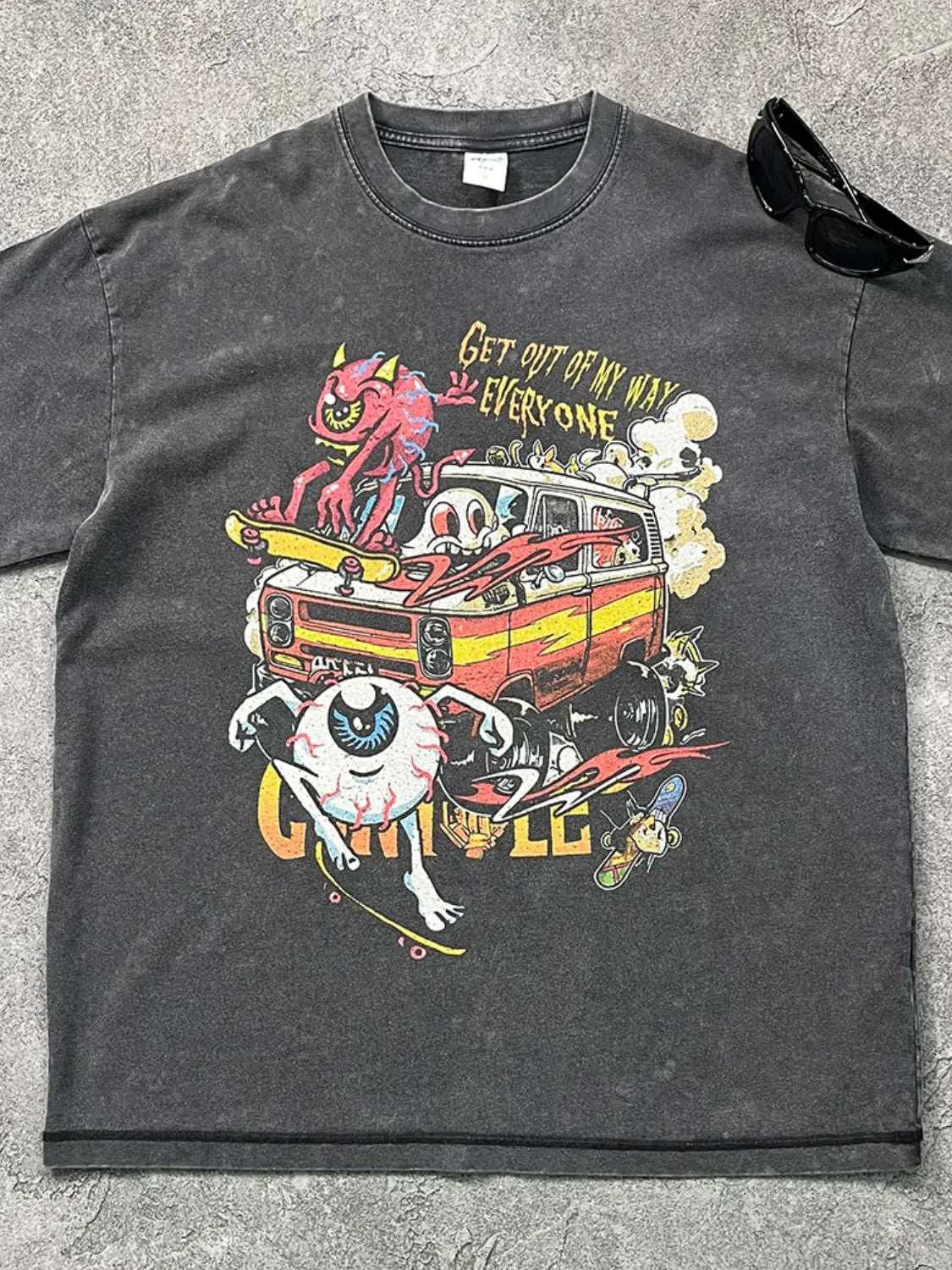 Men's Round Neck Half Sleeve Graphic T-Shirt - Ramm Clothing Ink