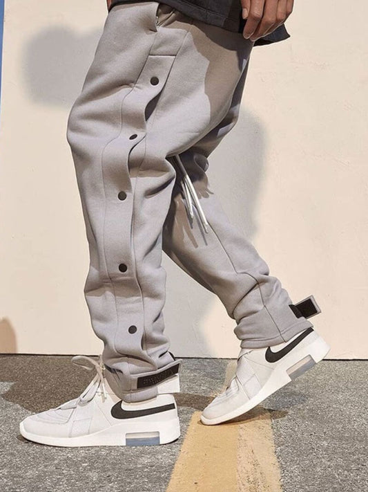 Men's Side Button Pants - Ramm Clothing Ink