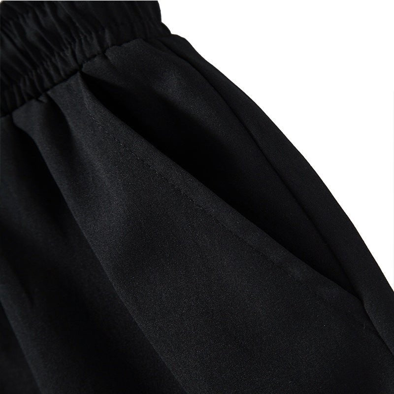 Men's Solid Color Casual Pants Tether Shorts Five - point Pants - Ramm Clothing Ink