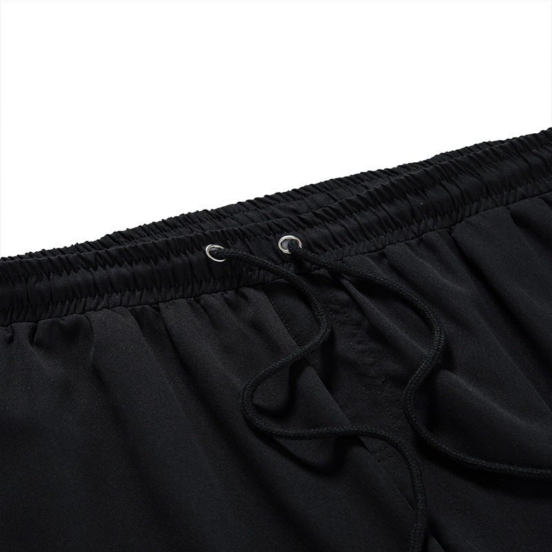 Men's Solid Color Casual Pants Tether Shorts Five - point Pants - Ramm Clothing Ink