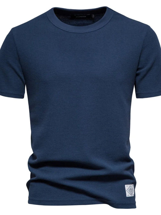 Men's Waffle-Knit Short Sleeve