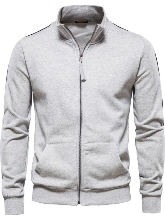 Men's Zip Up Long Sleeve Sweatshirt - Ramm Clothing Ink