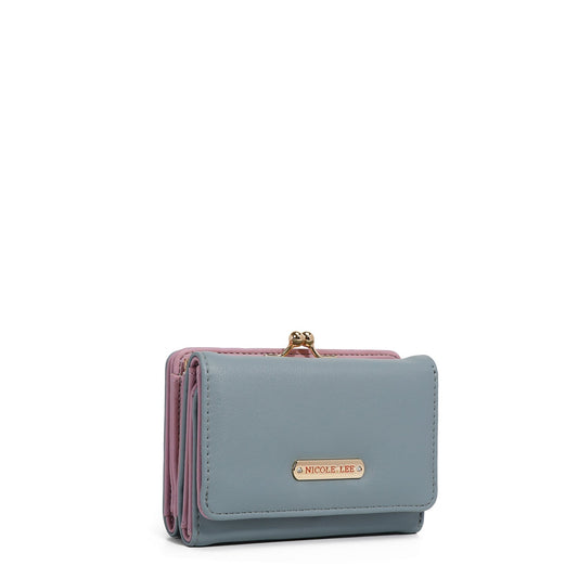 Nicole Lee USA Vegan Leather Trifold Wallet - Ramm Clothing Ink
