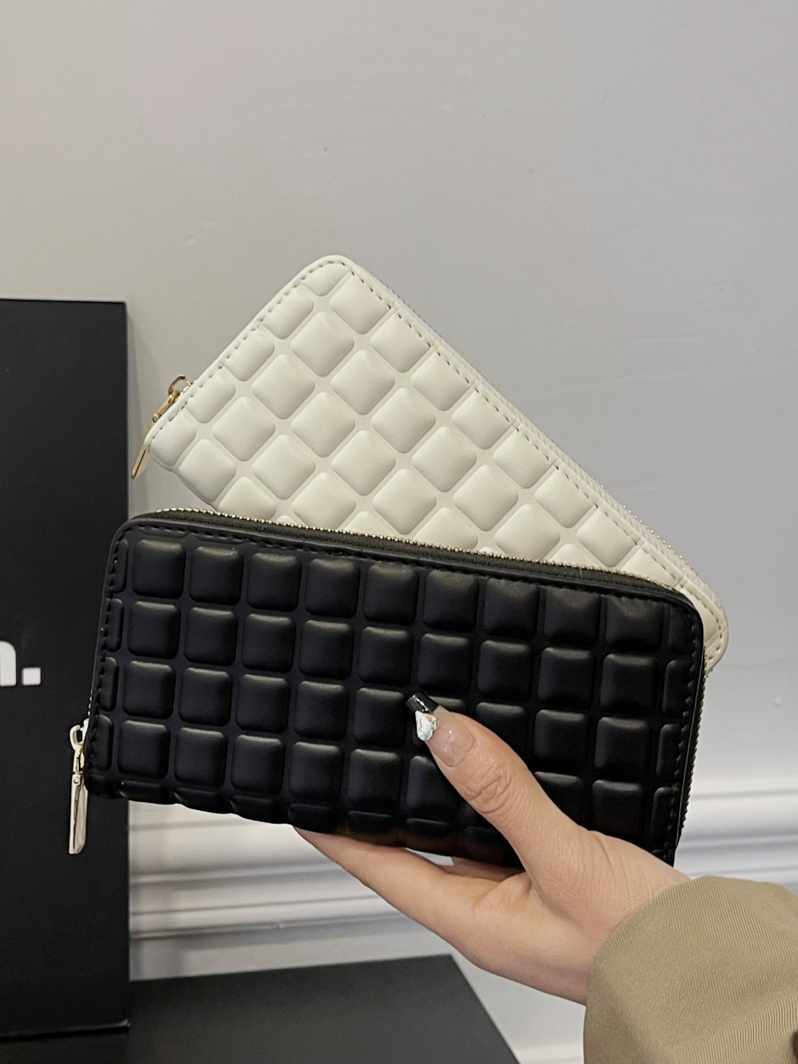 PU Leather Solid Color Wallet - Ramm Clothing Ink