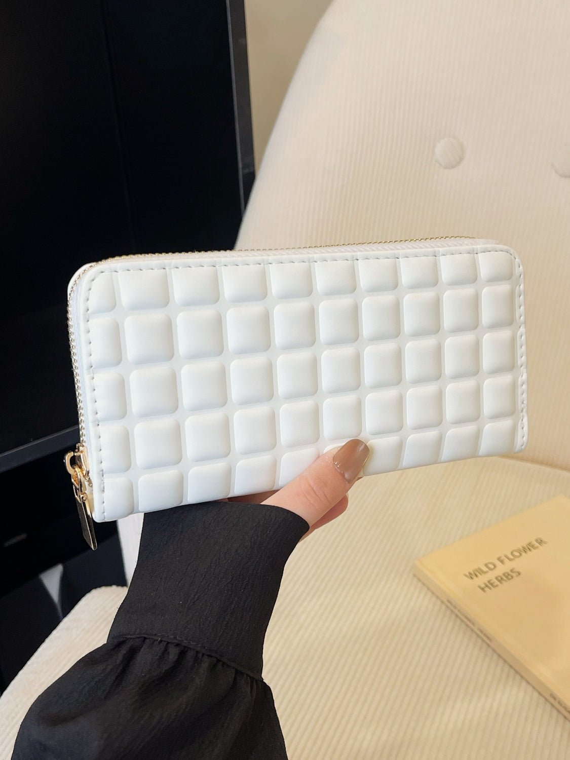 PU Leather Solid Color Wallet - Ramm Clothing Ink