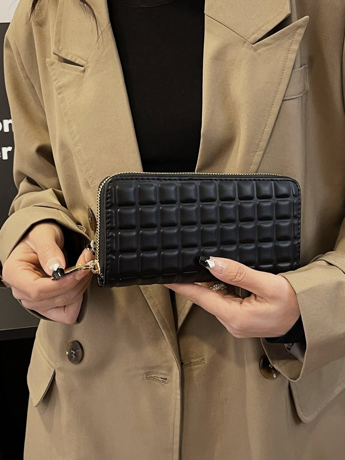 PU Leather Solid Color Wallet - Ramm Clothing Ink