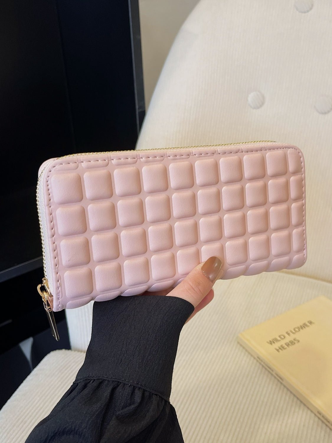 PU Leather Solid Color Wallet - Ramm Clothing Ink