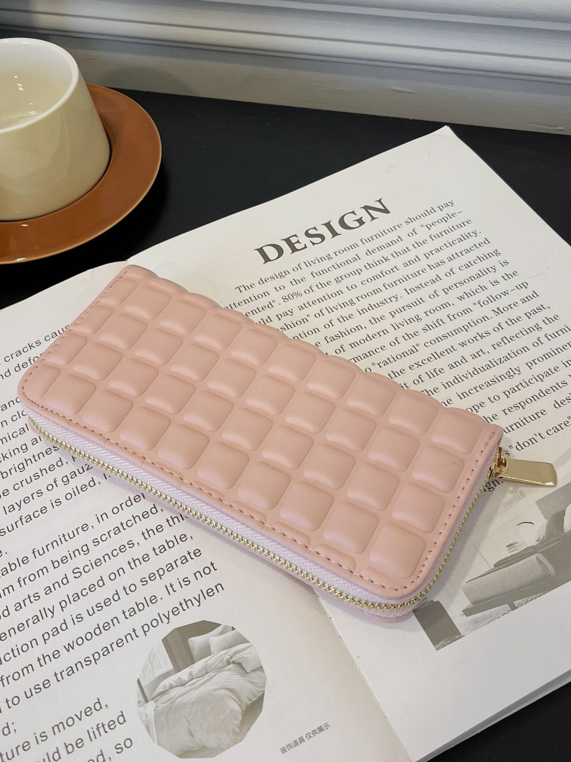 PU Leather Solid Color Wallet - Ramm Clothing Ink