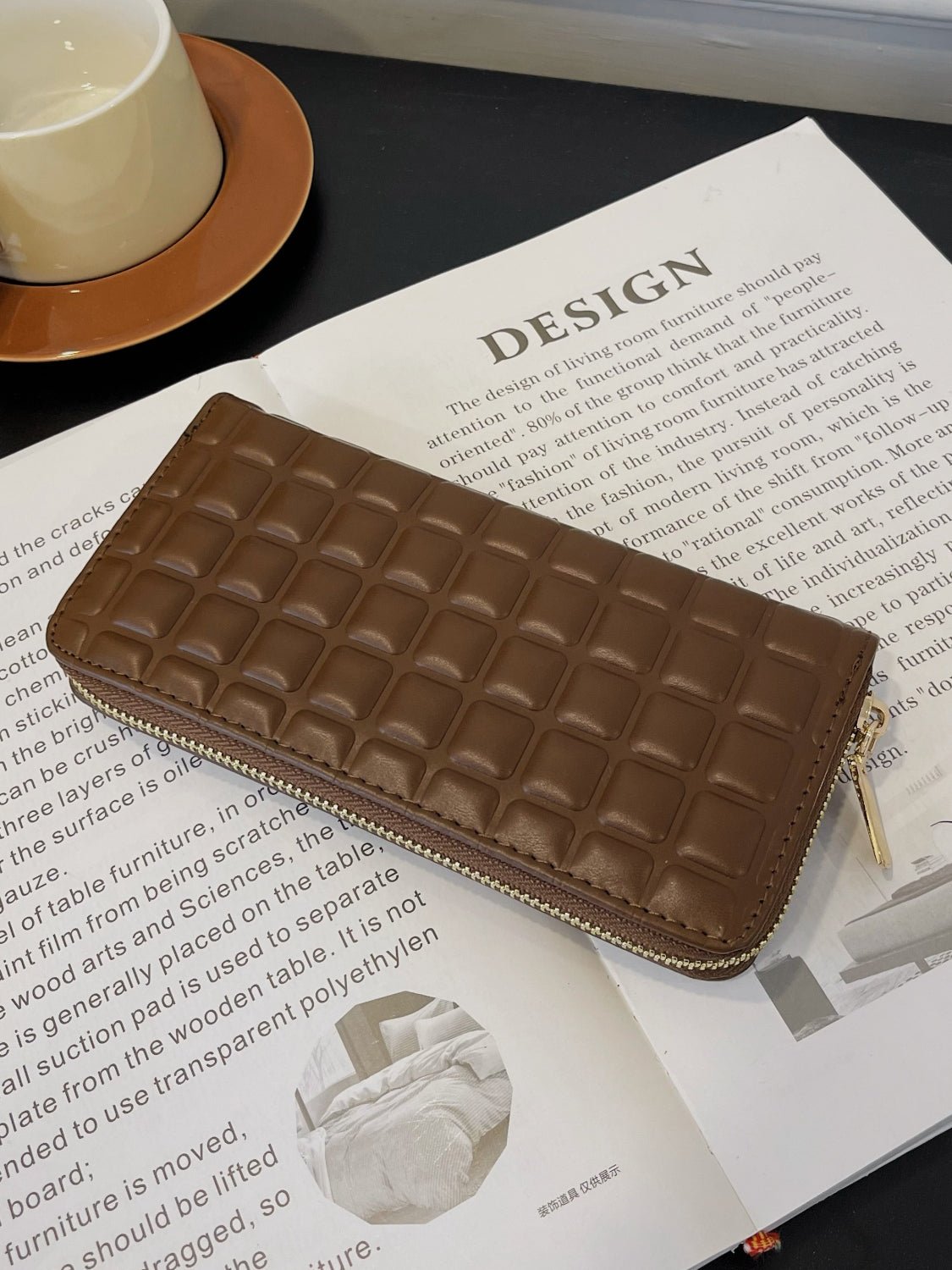 PU Leather Solid Color Wallet - Ramm Clothing Ink