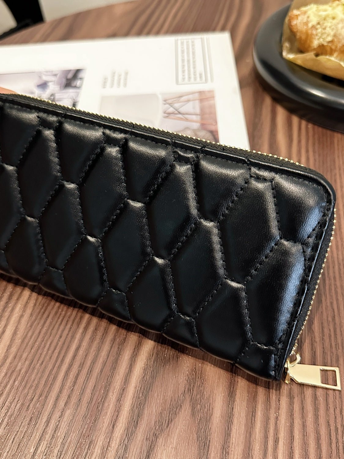 PU Leather Solid Color Wallet - Ramm Clothing Ink