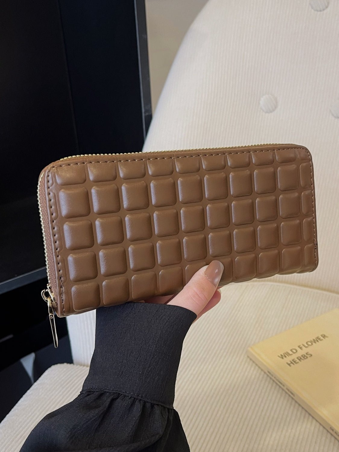PU Leather Solid Color Wallet - Ramm Clothing Ink