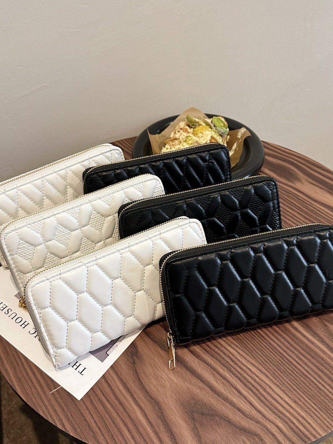 PU Leather Solid Color Wallet - Ramm Clothing Ink