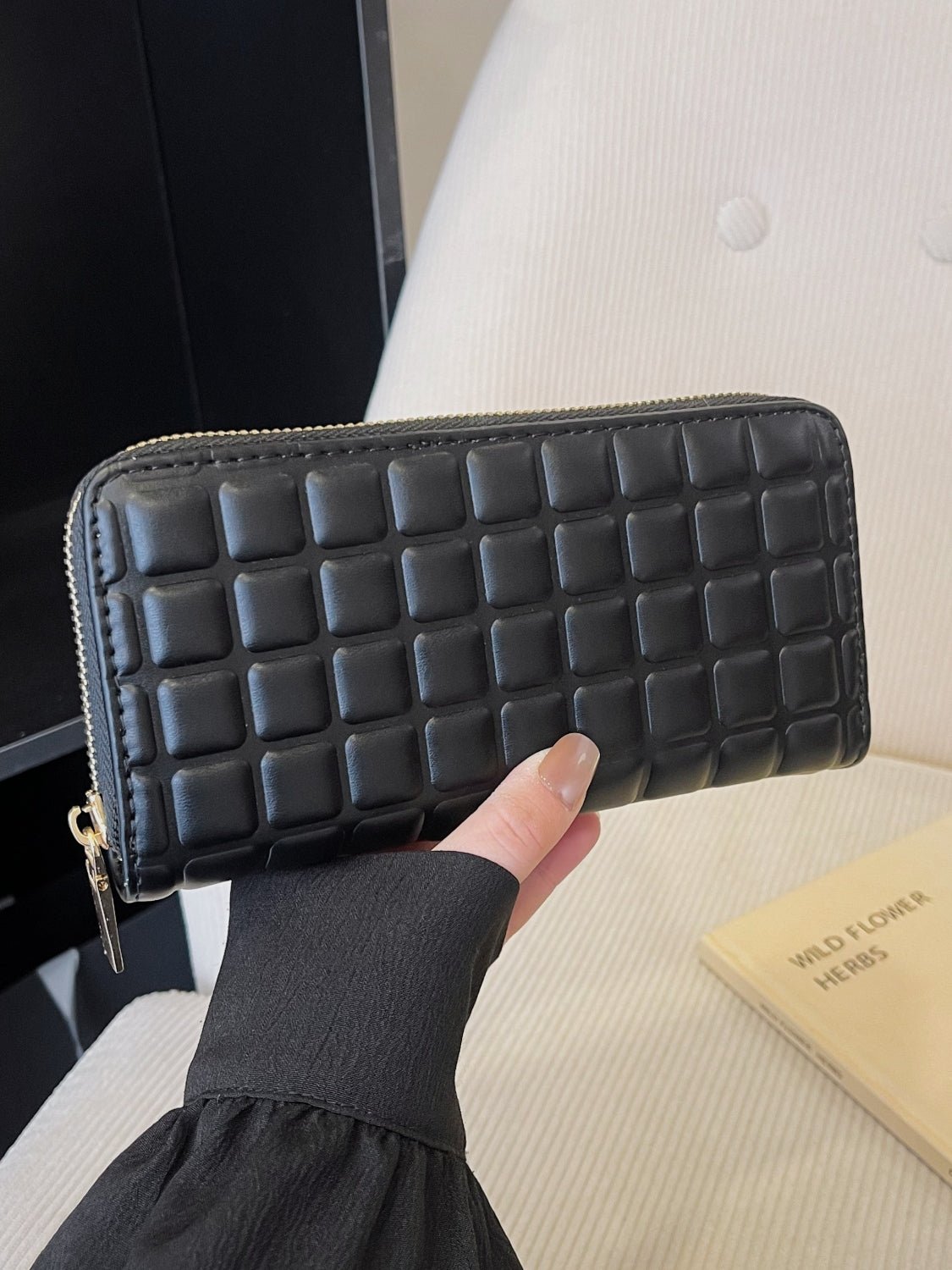 PU Leather Solid Color Wallet - Ramm Clothing Ink