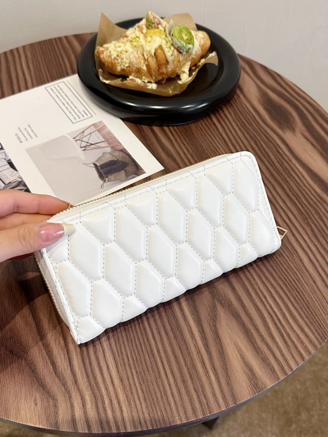 PU Leather Solid Color Wallet - Ramm Clothing Ink
