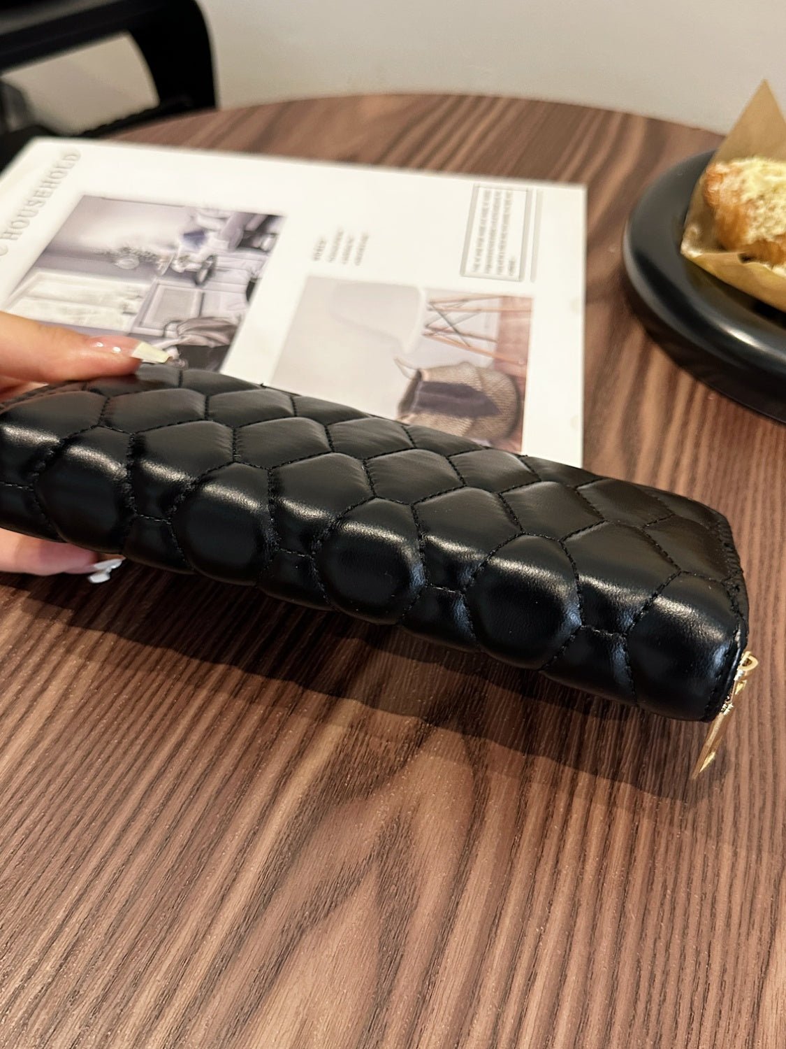 PU Leather Solid Color Wallet - Ramm Clothing Ink