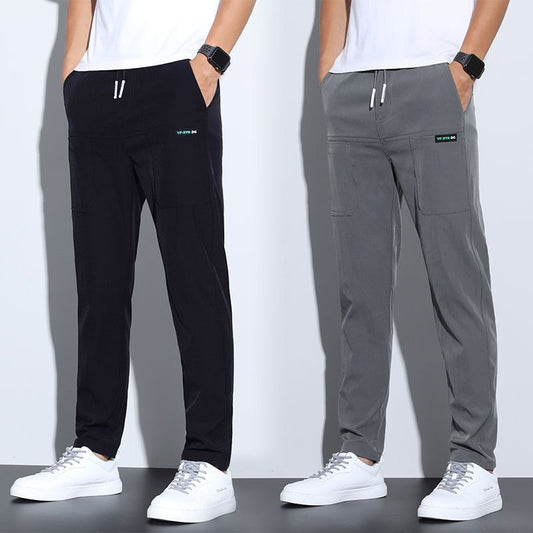 Thin ice silk pants for men - Ramm Clothing Ink
