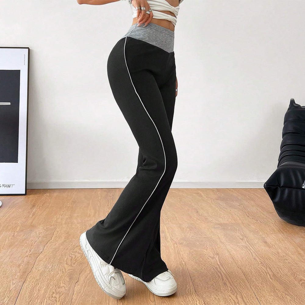 Women's versatile commuting tight casual pants - Ramm Clothing Ink