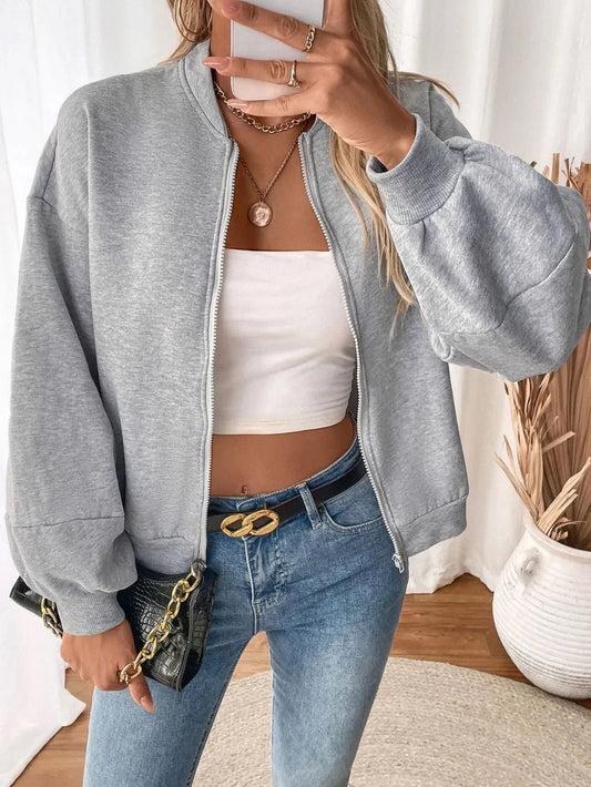 Zip Up Long Sleeve Sweatshirt - Ramm Clothing Ink